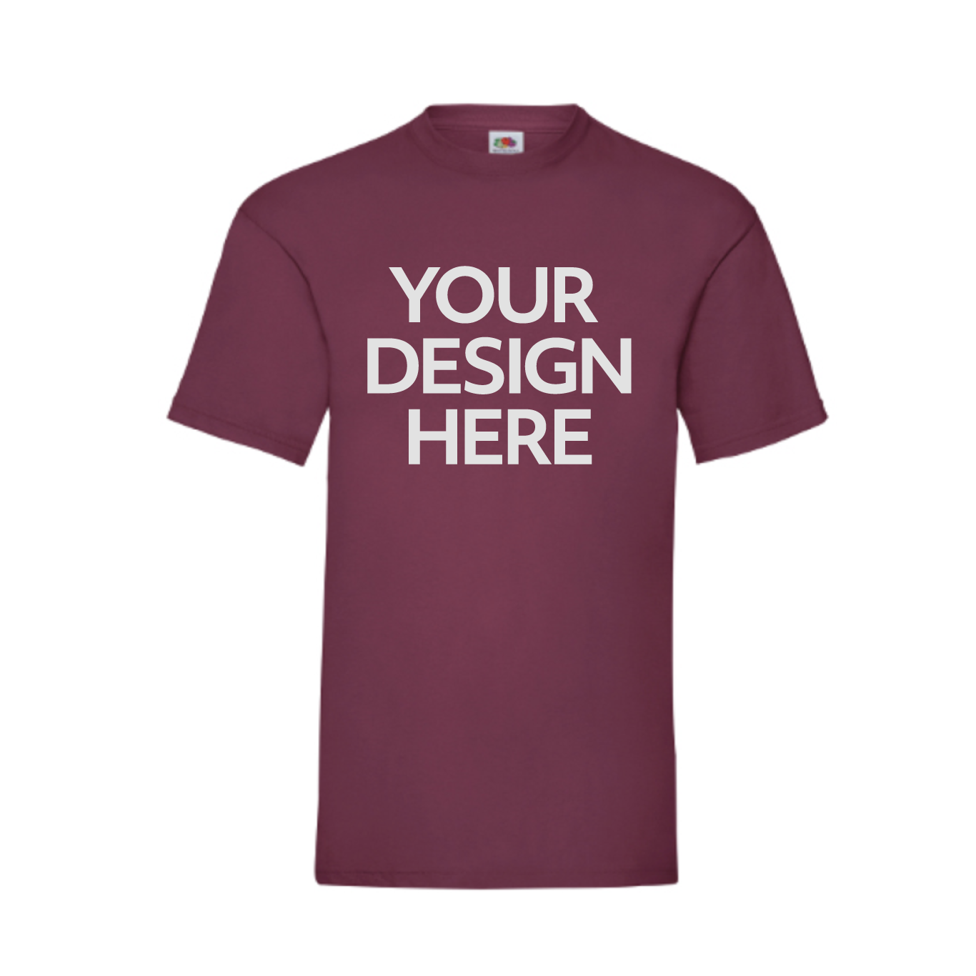 Fruit-Of-The-Loom-Valueweight-T-Shirt-Burgendy